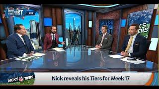 FIRST THINGS FIRST | Nick Wright's WILD NFL Team Rankings, Eagles Drop, Ravens Rise, Bills Rise