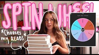 Spin wheel chooses what I read  *getting through my monthly tbr*