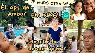 AMBAR SE MUDÓ EN NYC / LMPIAMOS EL APT DE ÁMBAR / ÁMBAR SE PUSO MAL DE REPENTE  