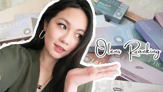 RANKING EVERY CONTACT LENS I TRIED FROM OLENS IN 2023!! *26 LENS!*