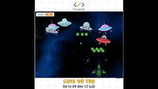 iTrainKids | Lớp trải nghiệm lập trình Scratch | Spaceshooter