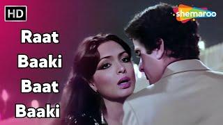 Raat Baaki Baat Baaki | Namak Halal (1982) | Shashi Kapoor & Parveen Babi | Asha Bhosle