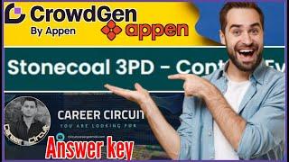 Stonecoal 3PD Project Answer Key 2024 | Crowdgen By Appen #Stonecoal3PD