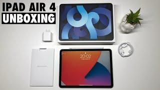 iPad Air 4 Unboxing and Setup - 2020 Sky Blue Version