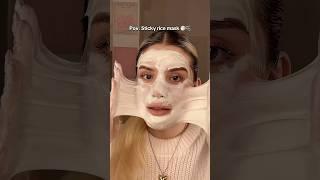 So messy 🫧 #VANESSATESTET #ricemask #skincare