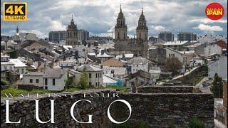 [4K] LUGO Tour | Enjoy a walk the most AMAZING Roman wall you have ever seen | GALICIA #spain