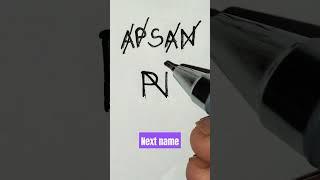 # ARSAN name logo # Design # Next name #shorts # By Rajbir