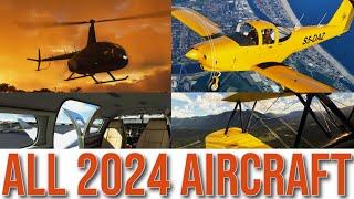 Microsoft Flight Simulator - ALL AIRCRAFT COMING IN 2024