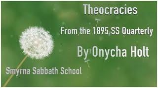 Theocracies by Sister Onycha Holt