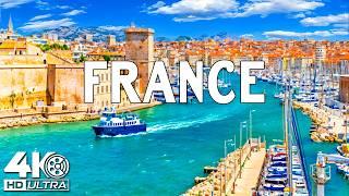 Flying Over France 4K - The Best Amazing Places In France - 4K Ultra HD Video