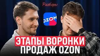 Как влиять на каждый этап воронки продаж на OZON?