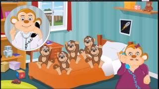 Five Little Monkeys - Best Nursery Rhymes For Children