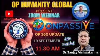 #ONPASSIVE Sanjay Kumar Vishwakarma Live Stream 19-09-2024