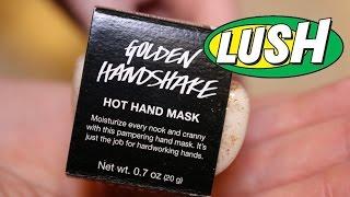 Lush - Golden Handshake Hot Hand Mask - Demo - Review