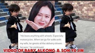 Video of BABY ALKONG GREETS ALL THE DELIVERY RIDERS HE SEES  ouside of their penthouse!