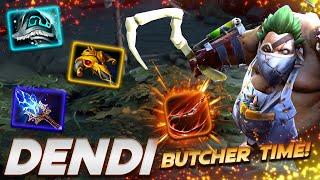 Dendi Pudge Butcher Time - Dota 2 Pro Gameplay [Watch & Learn]