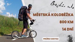 Městská skládací koloběžka Mibo Mastr: 800 km Českem ve 14 dnech. Průřez cestou.