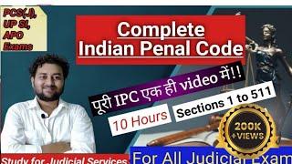 Indian Penal Code Section 1 to 511 | Complete IPC | Vishal Singh Judiciary #pcsj #ipc #U.P.APO