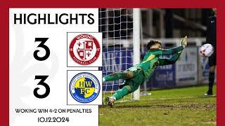 Woking 3-3 Havant & Waterlooville (4-2 on penalties) | Match Highlights