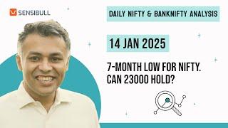 NIFTY & BANK NIFTY Analysis for Tomorrow | Stock Market Outlook | 14 January 2025, Tuesday