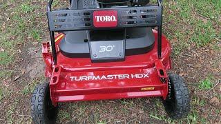 New Toro 30" Turfmaster HDX