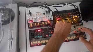 Retro Acid Goa Trance Live Mix by Adam Vox using Korg Volca