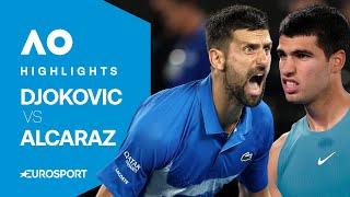 Novak Djokovic vs Carlos Alcaraz | Quarter Final | Australian Open 2025 Extended Highlights 