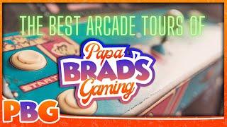 The BEST of Papa Brad's Gaming Arcade Tours! Thanks for watching!