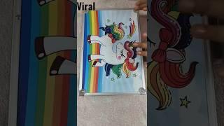 Unboxing Unicorn   colour box#shorts #youtubeshorts