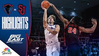 DePaul vs. St. John’s | COLLEGE BASKETBALL HIGHLIGHTS | 12/17/24 | NBC Sports