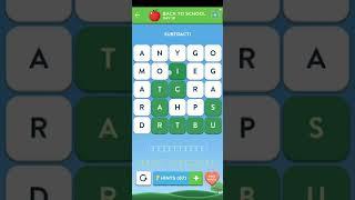 Wordbrain 2 Back to School Event Day 10 2022 Answers