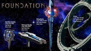 Biggest Ships and Aircraft from Foundation TV Series