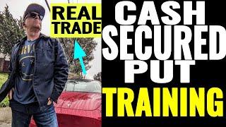 CASH SECURED PUT (BASICS 101) SUPER SIMPLE $2,000 Trade Example