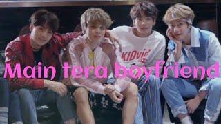 Main tera Boyfriend | BTS | Taekook X Yoonmin | Like with TJ | Hindi song |