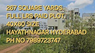 v.no.617.open plots for sale Hayathnagar Hyderabad Ph no 9391 999 179