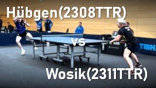 Mit 51 Jahren gegen Saar-Talent! | Hübgen(2308TTR) vs Wosik(2311TTR) | 2.Bundesliga