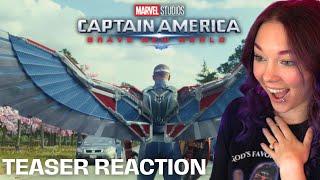 CAPTAIN AMERICA'S BACK! | Captain America Brave New World teaser REACTION