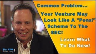 You're Not A "Ponzi Scheme" But Do You Look Like One To The SEC?