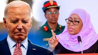 President wa tanzania Samia yiyamye USA,nuburayi ntimutubwira uko tuyobora igihugu cyacu,Gasopo