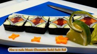 Mosaic Sushi Roll II Decorative Sushi by Sushi Man Santosh