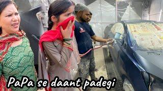 CAR ki halat dekh kar GUSSA aagaya Mummy aur BHABHI ko  Suyash Aswal