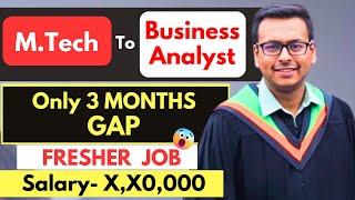 How as a Fresher he cracked a job of a Business Analyst | Power BI