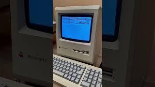 Macintosh Plus keyboard ASMR #retrocomputer #80s #mechanicalkeyboard #asmr #floppydisk