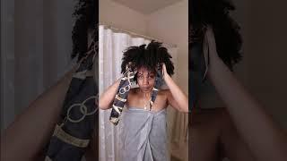 Quick Easy Puff using an Edge Scarf  #naturalhair