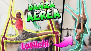 IO E LANICHI PROVIAMO LA DANZA AEREA CON I TESSUTI!! NUOVO SPORT!