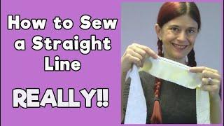 How to Sew a Straight Line