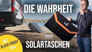 ALLES über SOLARTASCHEN: Langzeit-Test, 220Wp-Solartasche  und viele Erfahrungswerte