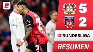 BAYER LEVERKUSEN GOLEÓ 5-2 al Heidenheim con GOL de Exequiel Palacios | RESUMEN | Bundesliga