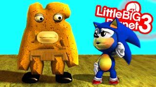 Spn0g Bob With Sonic - Spongebob Fan Game - LittleBigPlanet 3 | EpicLBPTime