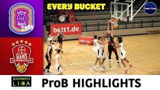 HIGHLIGHTS | Berlin Braves 2000 vs. Bayer Giants Leverkusen | BARMER 2. Basketball Bundesliga | ProB